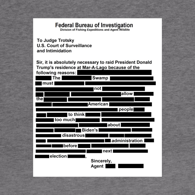 Redacted FBI Request: Read Between The Lines by Limb Store